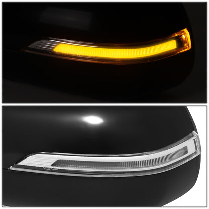 RETROVISOR MIRROR - OE STYLE - KIA SOUL 14-19 - WITH POWER WITH HEATED GLASS WITH TURN SIGNAL - DRIVER SIDE - PAINT TO MATCH - BLACK