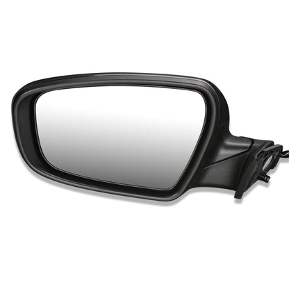 RETROVISOR MIRROR - OEM - 14-16 KIA FORTE, FORTE KOUP - POWERED - HEATED - FOLDING - BLACK MATERIAL - LEFT