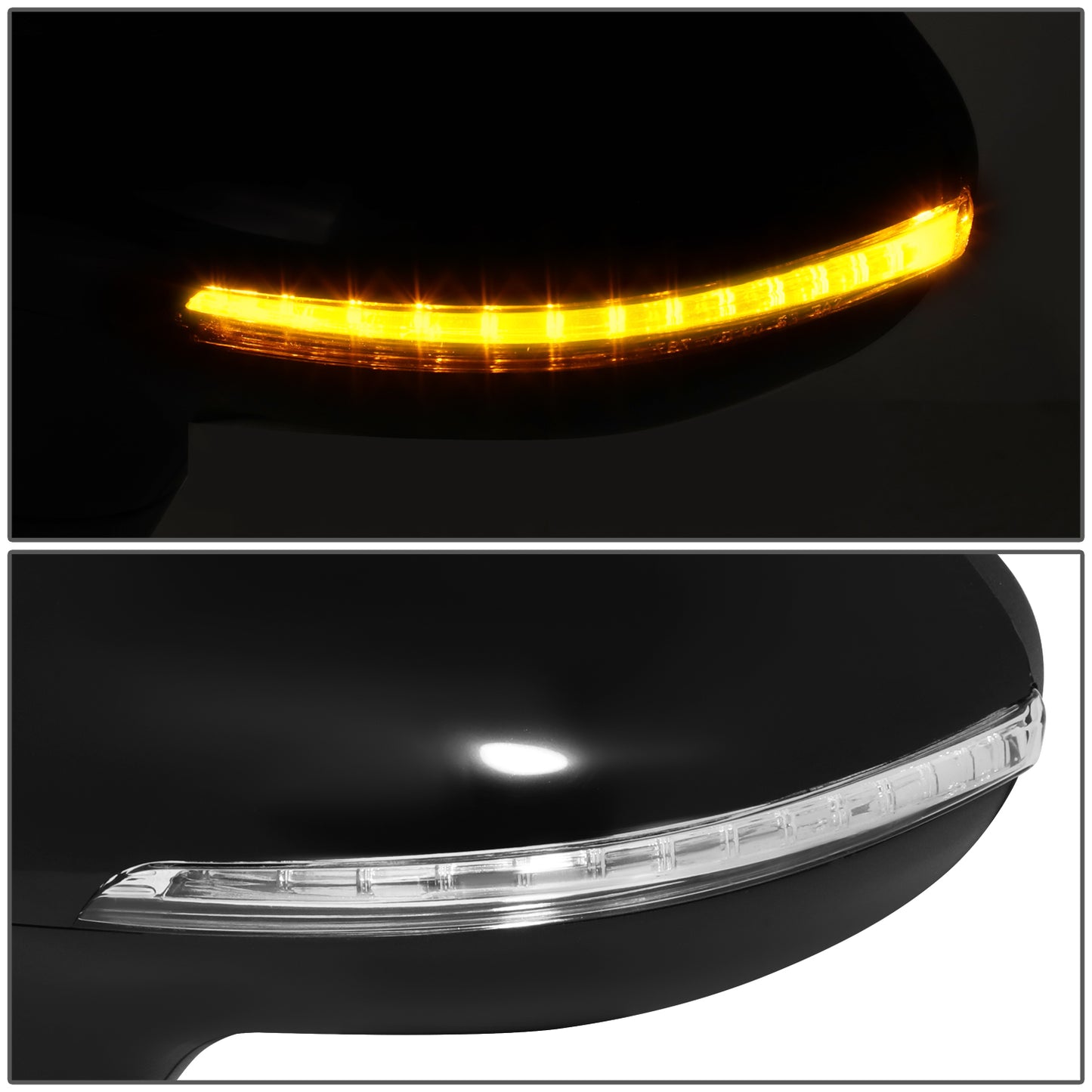 RETROVISOR MIRROR - OE STYLE - KIA RIO 14-17 - WITH POWER WITH HEATED GLASS WITH TURN SIGNAL - DRIVER SIDE - PAINT TO MATCH - BLACK