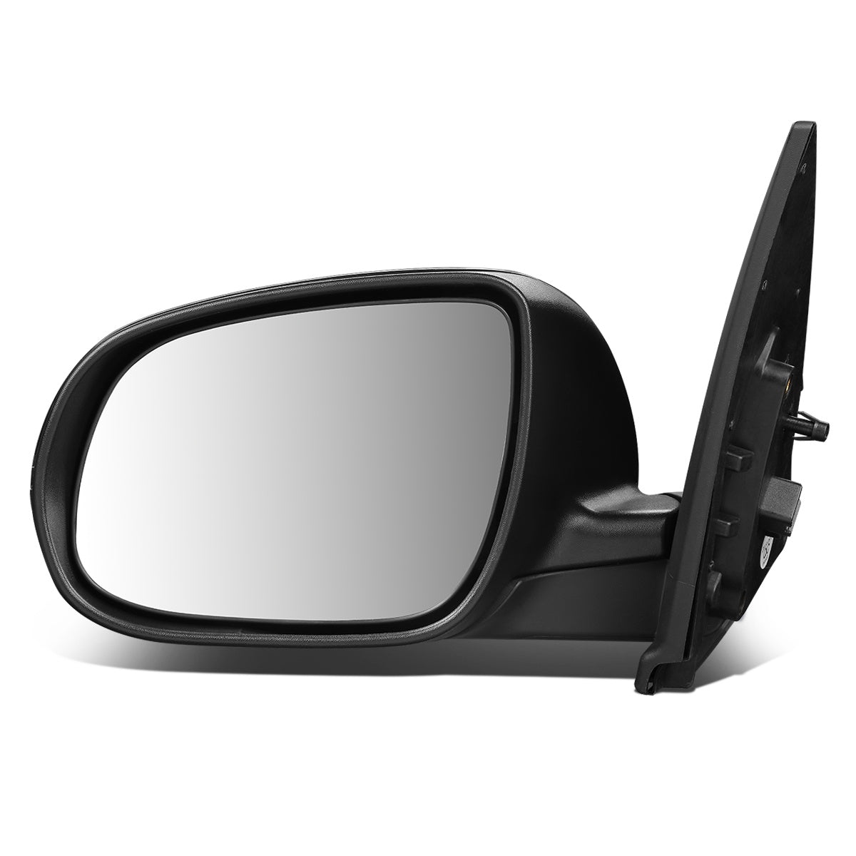 RETROVISOR MIRROR - OEM - 10-13 KIA FORTE, FORTE KOUP - POWERED - HEATED - W/ SIGNAL LIGHT - POWER FOLDING - BLACK MATERIAL - LEFT