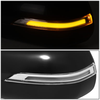 RETROVISOR MIRROR - OE STYLE - KIA SOUL 14-19 - WITH POWER WITH TURN SIGNAL - DRIVER SIDE - PAINT TO MATCH - BLACK