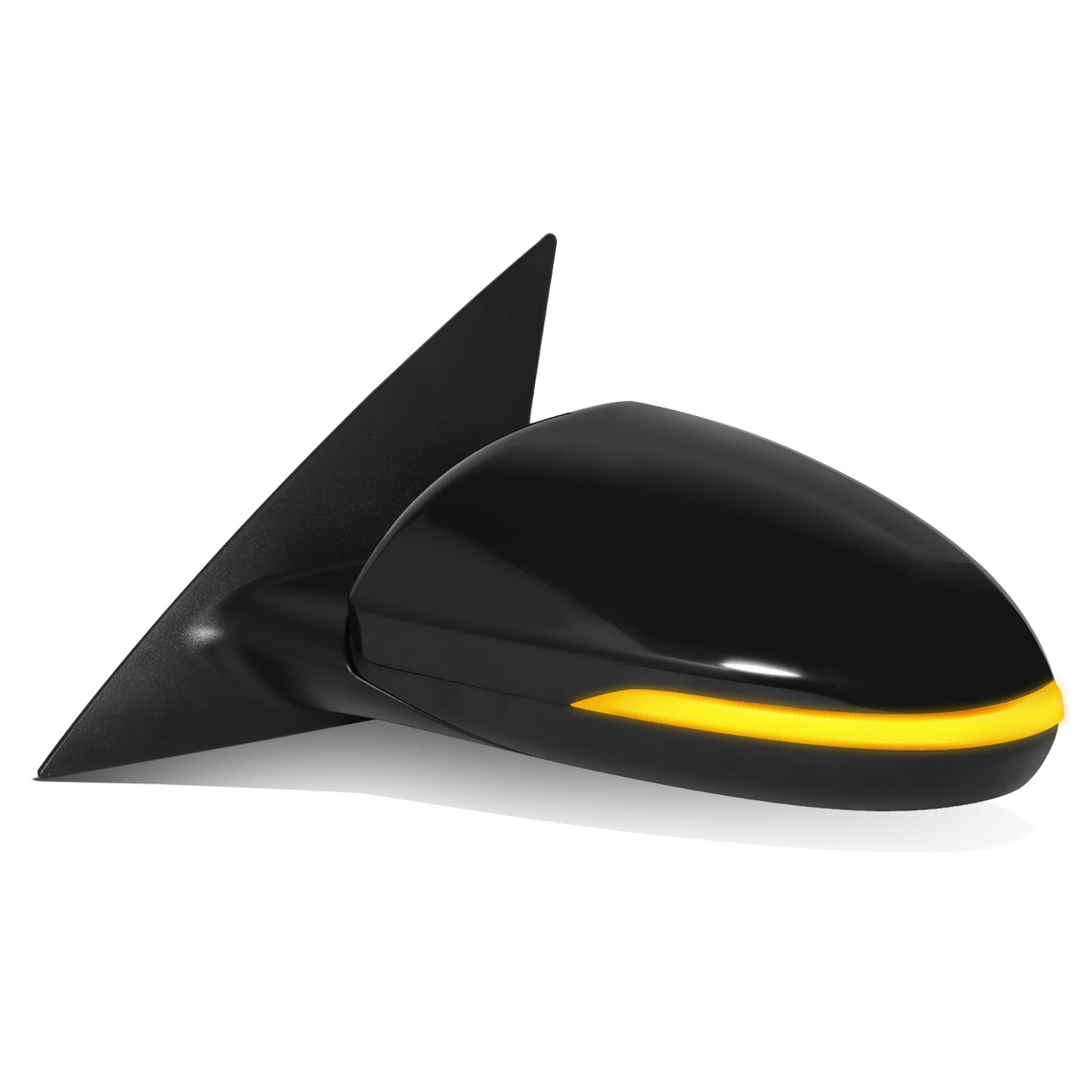 RETROVISOR MIRROR - OE STYLE - KIA OPTIMA 16-18 - WITH POWER FOLD WITH HEATED GLASS WITH MEMORY - WITHOUT HYBRID - DRIVER SIDE - PAINT TO MATCH - BLACK