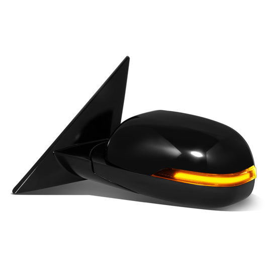 RETROVISOR MIRROR - OE STYLE - KIA SOUL 14-16 - WITH POWER FOLD - DRIVER SIDE - PAINT TO MATCH - BLACK