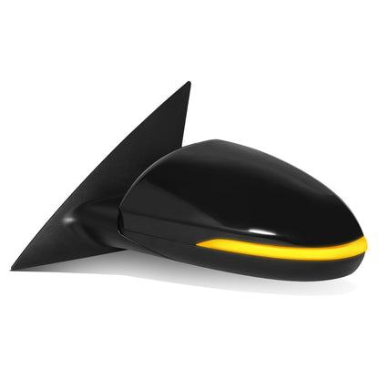 RETROVISOR MIRROR - OE STYLE - KIA OPTIMA 2016-2020 - WITH POWER FOLD WITH HEATED GLASS WITH MEMORY WITH BLIND SPOT - WITHOUT HYBRID - DRIVER LEFT SIDE - BLACK