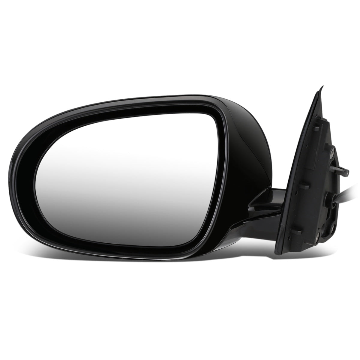 RETROVISOR MIRROR - OEM - 14-15 KIA SORENTO - POWERED - HEATED - W/ SIGNAL LIGHT - POWER FOLDING - BLACK MATERIAL - LEFT