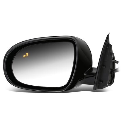 RETROVISOR MIRROR - OEM - 14-15 KIA SORENTO - POWERED - HEATED - W/ SIGNAL LIGHT - W/ MEMORY - W/ BSD - POWER FOLDING - BLACK MATERIAL - LEFT