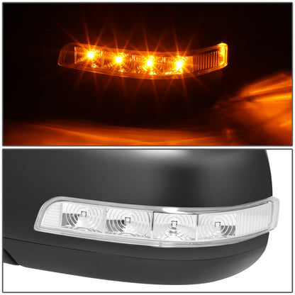 RETROVISOR MIRROR - OE STYLE - KIA SORENTO 14-15 - WITH MEMORY WITH HEATED GLASS WITH TURN SIGNAL WITH BLIND SPOT - DRIVER SIDE - PAINT TO MATCH - BLACK