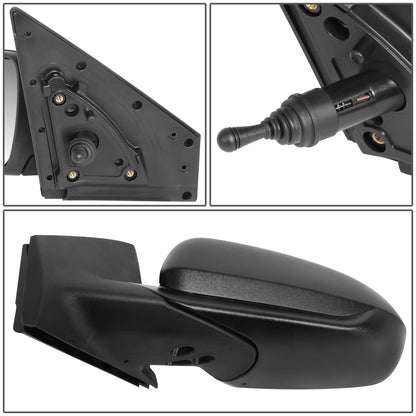 RETROVISOR MIRROR - OE STYLE - KIA RIO 18-20 - WITH MANUAL - DRIVER SIDE - PAINT TO MATCH - BLACK