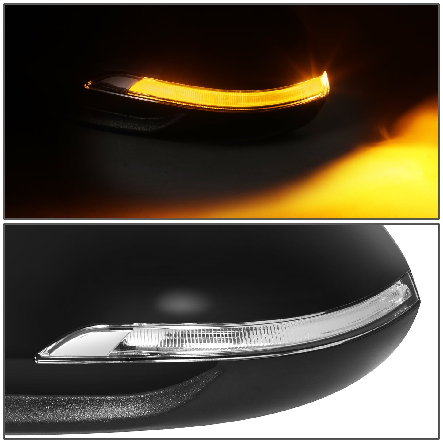 RETROVISOR MIRROR - OE STYLE - KIA RIO 18-20 - WITH POWER WITH HEATED GLASS WITH TURN SIGNAL - DRIVER SIDE - PAINT TO MATCH - BLACK