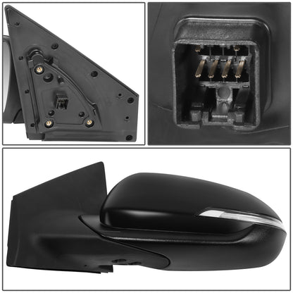 RETROVISOR MIRROR - OE STYLE - KIA RIO 18-20 - WITH POWER WITH HEATED GLASS WITH TURN SIGNAL - DRIVER SIDE - PAINT TO MATCH - BLACK