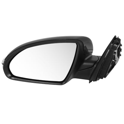 RETROVISOR MIRROR - OE STYLE - KIA OPTIMA 16-18 - WITH POWER FOLD WITH HEATED GLASS WITH TURN SIGNAL - WITHOUT HYBRID - DRIVER SIDE - PAINT TO MATCH - BLACK