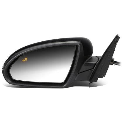 RETROVISOR MIRROR - OEM - 11-15 KIA OPTIMA - POWERED - HEATED - W/ SIGNAL LIGHT - W/ BSD - FOLDING - BLACK MATERIAL - LEFT