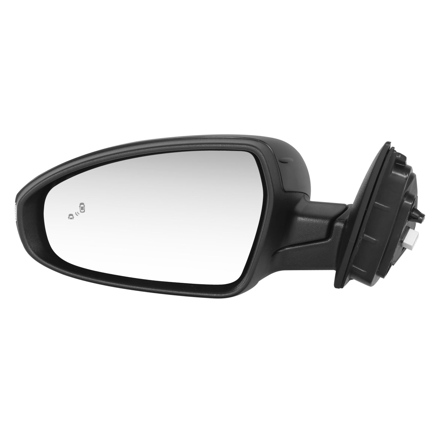 RETROVISOR MIRROR - OE STYLE - KIA FORTE 19-21 - WITH POWER WITH HEATED GLASS WITH TURN SIGNAL WITH BLIND SPOT - DRIVER SIDE - PAINT TO MATCH - BLACK