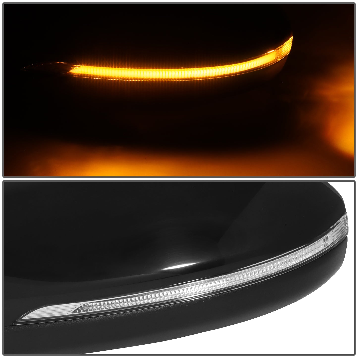 RETROVISOR MIRROR - OE STYLE - KIA FORTE 2019-2021 - WITH POWER WITH HEATED GLASS WITH TURN SIGNAL - DRIVER LEFT SIDE - BLACK