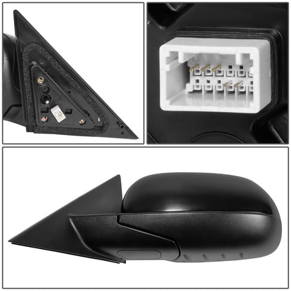 RETROVISOR MIRROR - OE STYLE - KIA SOUL 20-24 - WITH POWER WITH BLIND SPOT - DRIVER SIDE - PAINT TO MATCH - BLACK