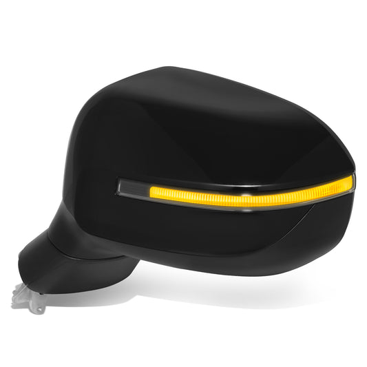 RETROVISOR MIRROR - OE STYLE - KIA TELLURIDE 2020-2024 - WITH POWER WITH HEATED GLASS WITH BLIND SPOT - DRIVER LEFT SIDE - BLACK