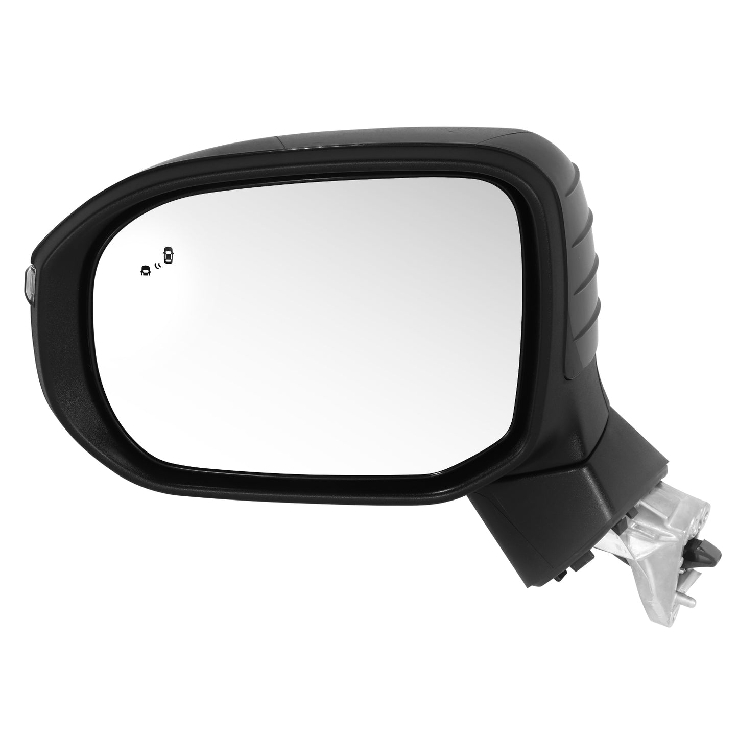 RETROVISOR MIRROR - OE STYLE - KIA TELLURIDE 2020-2024 - WITH POWER WITH HEATED GLASS WITH BLIND SPOT - DRIVER LEFT SIDE - BLACK