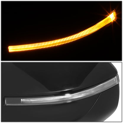 RETROVISOR MIRROR - OE STYLE - KIA TELLURIDE 2020-2024 - WITH POWER WITH HEATED GLASS WITH BLIND SPOT - DRIVER LEFT SIDE - BLACK