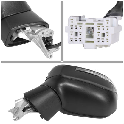 RETROVISOR MIRROR - OE STYLE - KIA TELLURIDE 2020-2024 - WITH POWER WITH HEATED GLASS WITH BLIND SPOT - DRIVER LEFT SIDE - BLACK