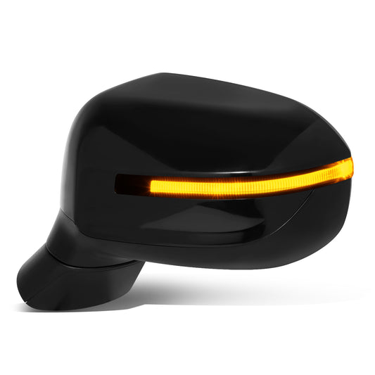 RETROVISOR MIRROR - OE STYLE - KIA TELLURIDE 2020-2024 - WITH POWER FOLD WITH HEATED GLASS WITH BLIND SPOT - DRIVER LEFT SIDE - BLACK