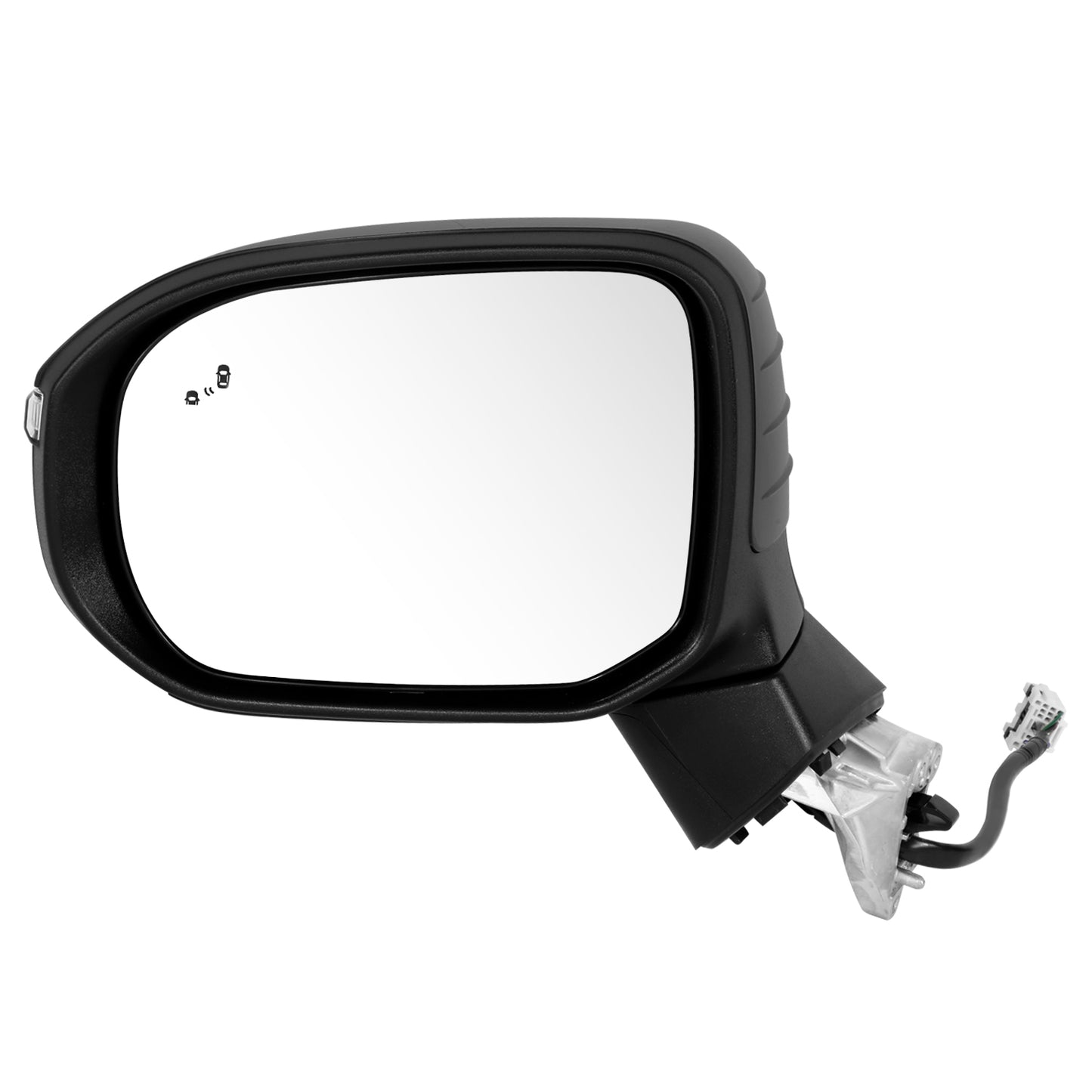 RETROVISOR MIRROR - OE STYLE - KIA TELLURIDE 2020-2024 - WITH POWER FOLD WITH HEATED GLASS WITH BLIND SPOT - DRIVER LEFT SIDE - BLACK
