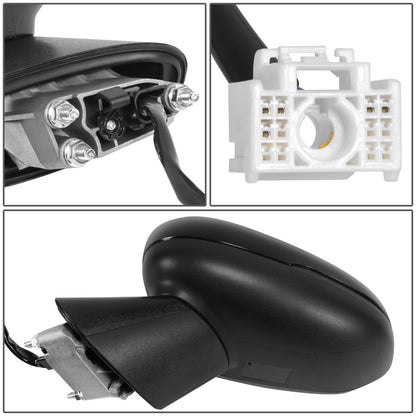 RETROVISOR MIRROR - OE STYLE - KIA K5 21-24 - WITH POWER WITH HEATED GLASS - FOR LX - DRIVER SIDE - PAINT TO MATCH - BLACK