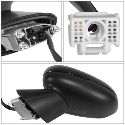 RETROVISOR MIRROR - OE STYLE - KIA K5 21-24 - WITH POWER WITH HEATED GLASS WITH BLIND SPOT - FOR LXS - DRIVER SIDE - PAINT TO MATCH - BLACK