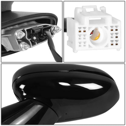 RETROVISOR MIRROR - OE STYLE - KIA K5 21-24 - WITH POWER WITH HEATED GLASS WITH BLIND SPOT - FOR EX - DRIVER SIDE - PAINT TO MATCH - BLACK