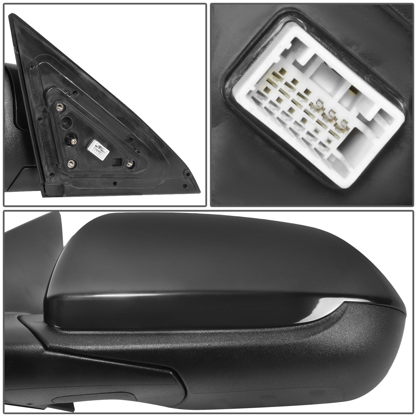 RETROVISOR MIRROR - OE STYLE - KIA SELTOS 21-24 - WITH POWER - DRIVER SIDE - PAINT TO MATCH - BLACK