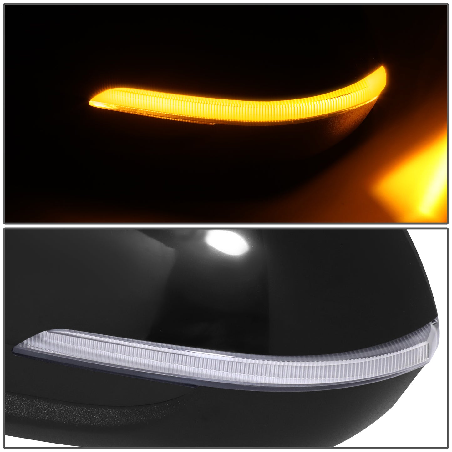 RETROVISOR MIRROR - OE STYLE - KIA SELTOS 2021-2024 - WITH POWER WITH HEATED GLASS - DRIVER LEFT SIDE - BLACK