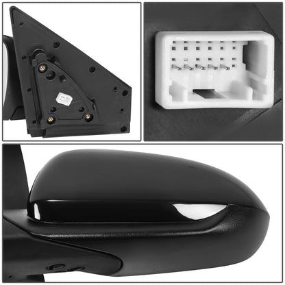 RETROVISOR MIRROR - OE STYLE - KIA RIO 21-23 - WITH POWER WITH HEATED GLASS - DRIVER SIDE - PAINT TO MATCH - BLACK