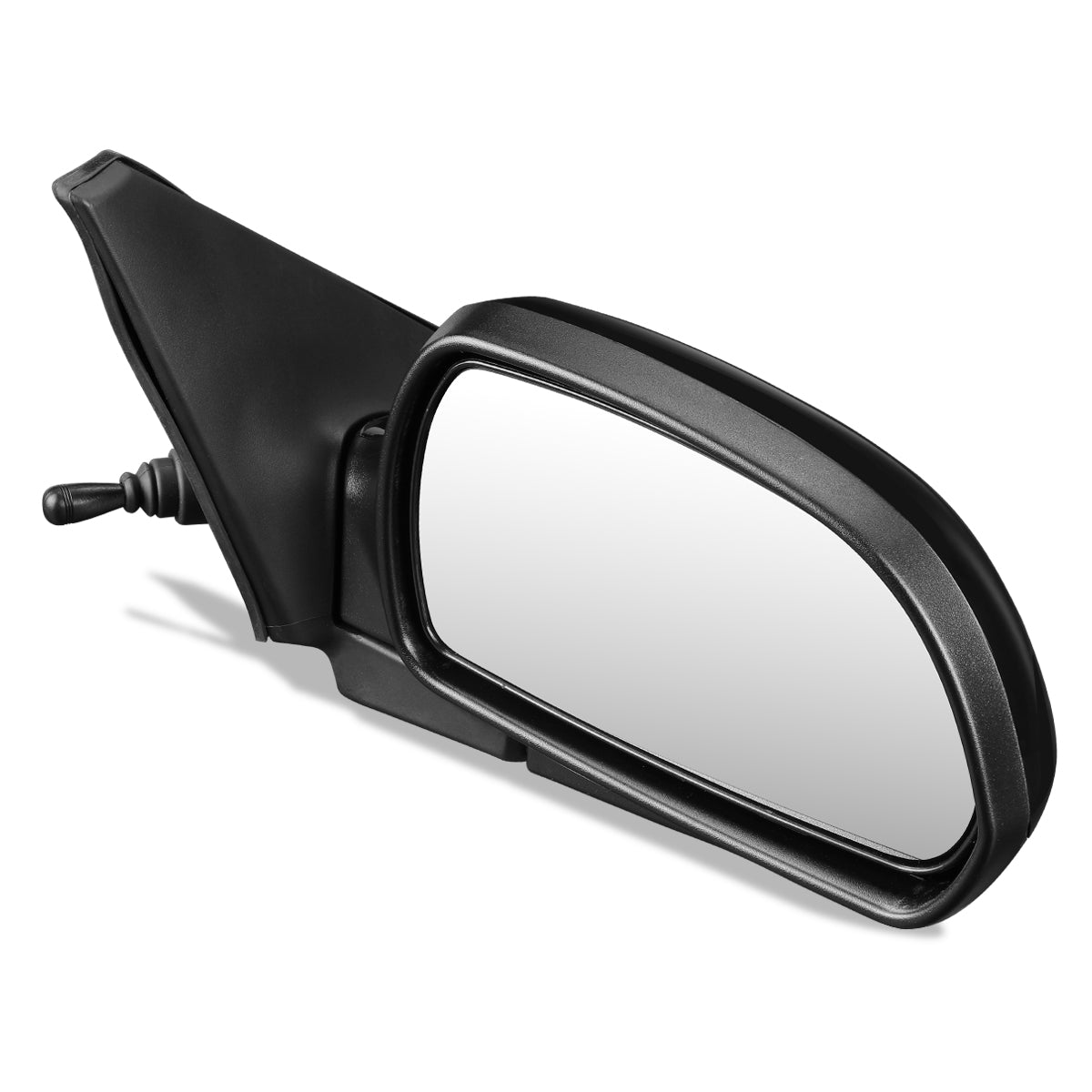 RETROVISOR MIRROR - OEM - 02-04 KIA SPECTRA 1.8L - MANUAL - PAINTABLE - BLACK - RIGHT