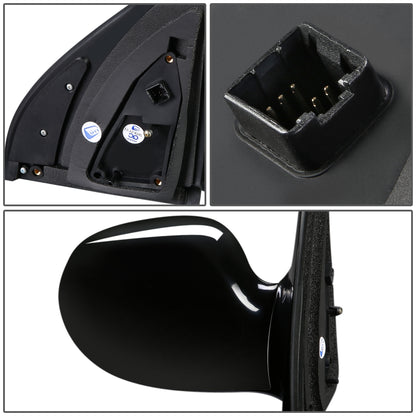 RETROVISOR MIRROR - OEM - 02-05 KIA SEDONA EX - POWERED - HEATED - PAINTABLE - BLACK - RIGHT