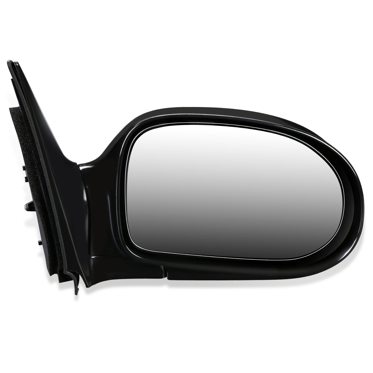 RETROVISOR MIRROR - OEM - 02-05 KIA SEDONA LX - POWERED - PAINTABLE - BLACK - RIGHT