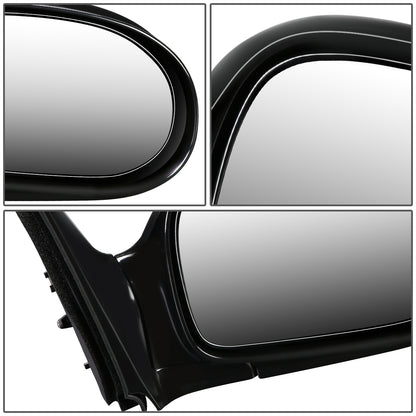 RETROVISOR MIRROR - OEM - 02-05 KIA SEDONA LX - POWERED - PAINTABLE - BLACK - RIGHT