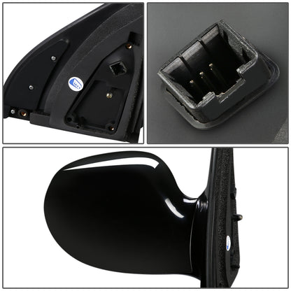 RETROVISOR MIRROR - OEM - 02-05 KIA SEDONA LX - POWERED - PAINTABLE - BLACK - RIGHT