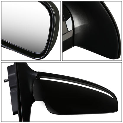 RETROVISOR MIRROR - OEM - 03-09 KIA SORENTO EX - POWERED - HEATED - TEXTURED - BLACK - RIGHT