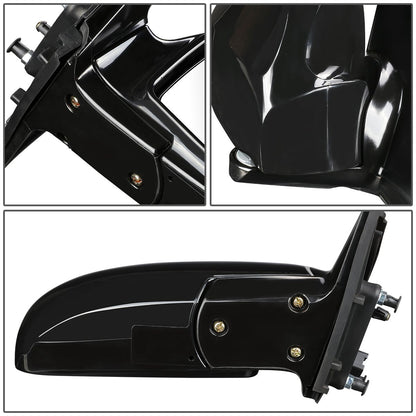 RETROVISOR MIRROR - OEM - 04-09 KIA SPECTRA 2.0L / 05-09 KIA SPECTRA5 - POWERED - HEATED - PAINTABLE - BLACK - RIGHT