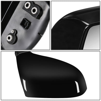 RETROVISOR MIRROR - OEM - 07-12 KIA RONDO - POWERED - PAINTABLE - BLACK - RIGHT