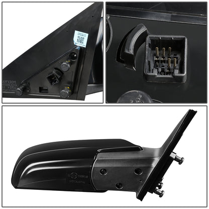 RETROVISOR MIRROR - OEM - 06-10 KIA OPTIMA / 06-10 KIA MAGENTIS - POWERED - HEATED - PAINTABLE - BLACK - RIGHT