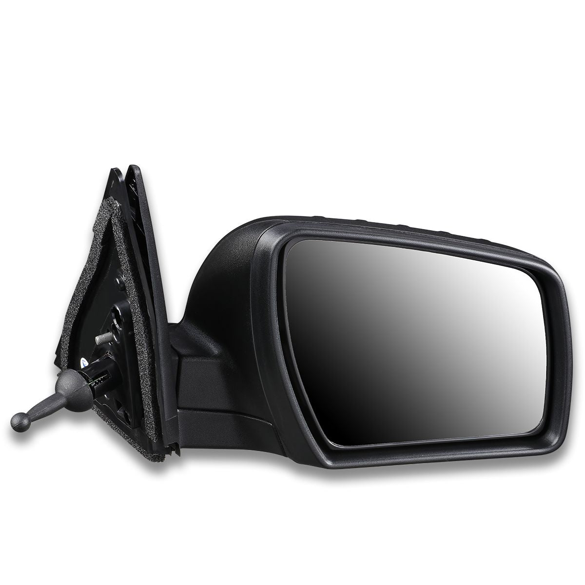 RETROVISOR MIRROR - OEM - 10-11 KIA SOUL - MANUAL - TEXTURED - BLACK - RIGHT