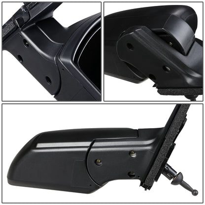 RETROVISOR MIRROR - OEM - 10-11 KIA SOUL - MANUAL - TEXTURED - BLACK - RIGHT