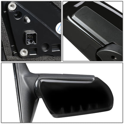 RETROVISOR MIRROR - OEM - 10-11 KIA SOUL - POWERED - PAINTABLE - BLACK - RIGHT