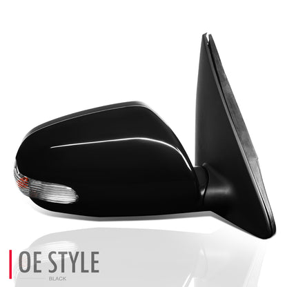 RETROVISOR MIRROR - OEM - 10-13 KIA FORTE - POWERED - HEATED - TEXTURED - BLACK - RIGHT