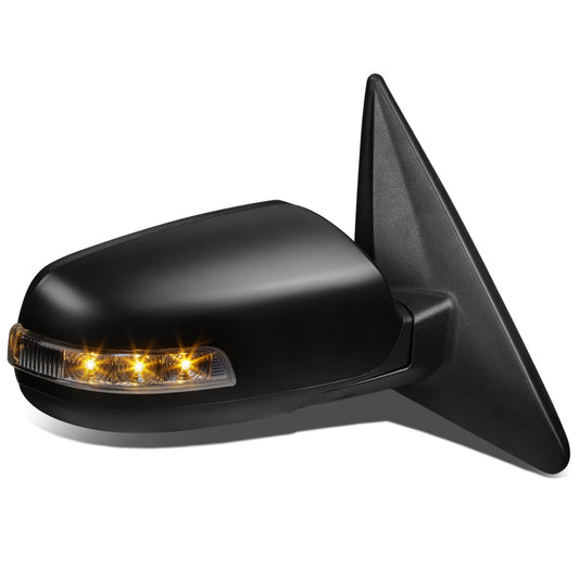 RETROVISOR MIRROR - OEM - 11-13 KIA SORENTO - POWERED - HEATED - W/ SIGNAL LIGHT - FOLDING - BLACK - RIGHT