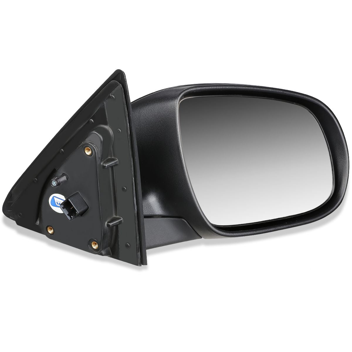 RETROVISOR MIRROR - OEM - 10-13 KIA FORTE KOUP - POWERED - HEATED - TEXTURED - BLACK - RIGHT