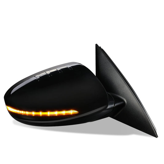 RETROVISOR MIRROR - OEM - 11-13 KIA OPTIMA - POWERED - TEXTURED - BLACK - RIGHT