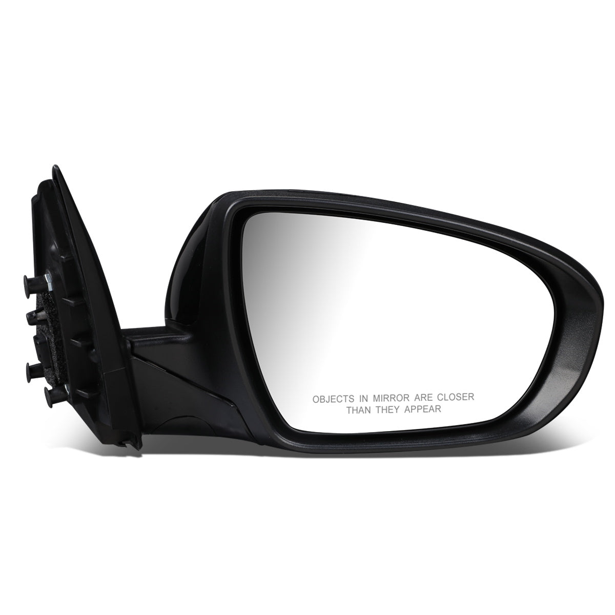 RETROVISOR MIRROR - OEM - 11-15 KIA OPTIMA - POWERED - HEATED - W/ SIGNAL LIGHT - FOLDING - BLACK MATERIAL - RIGHT