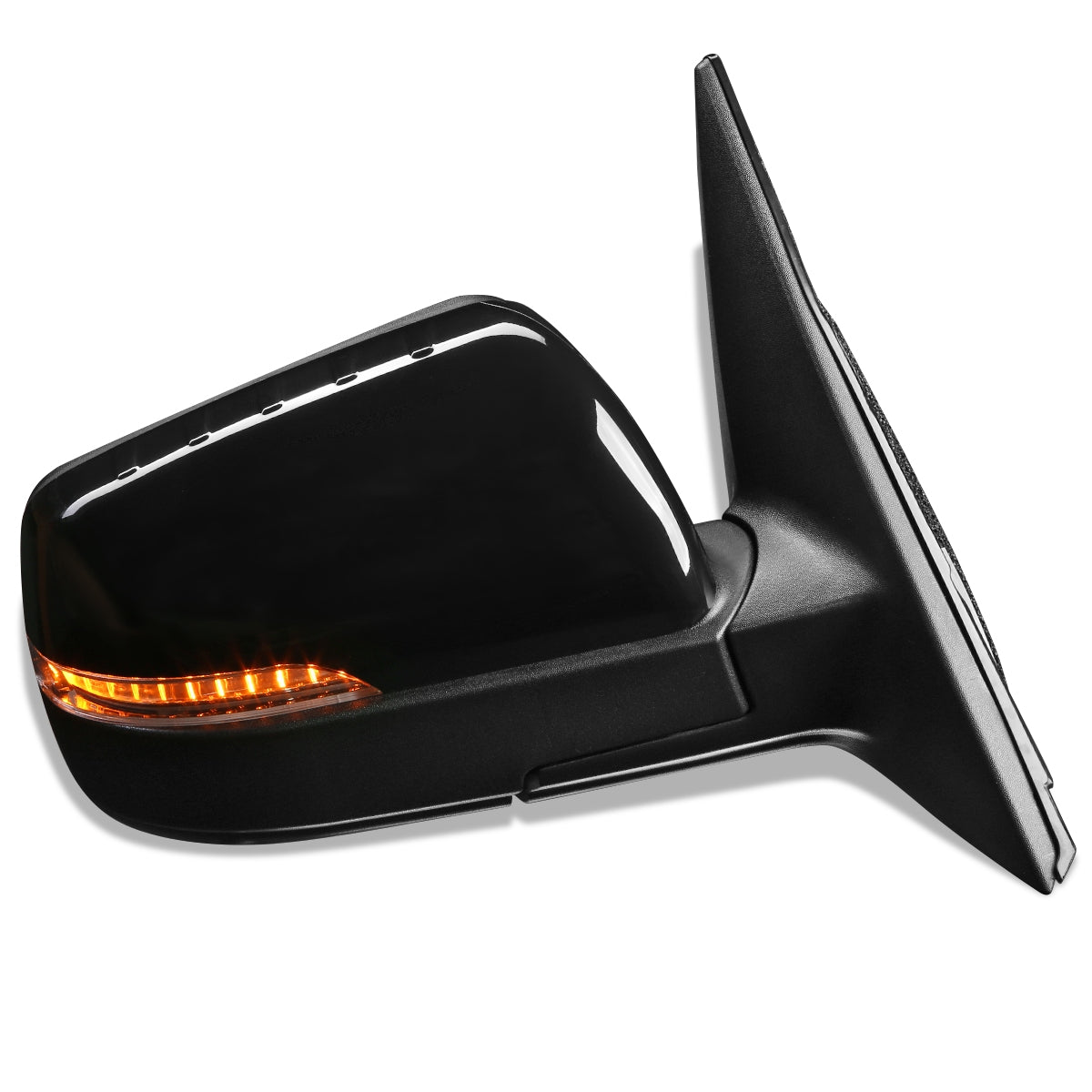 RETROVISOR MIRROR - OEM - 12-13 KIA SOUL - POWERED - HEATED - PAINTABLE - BLACK - RIGHT