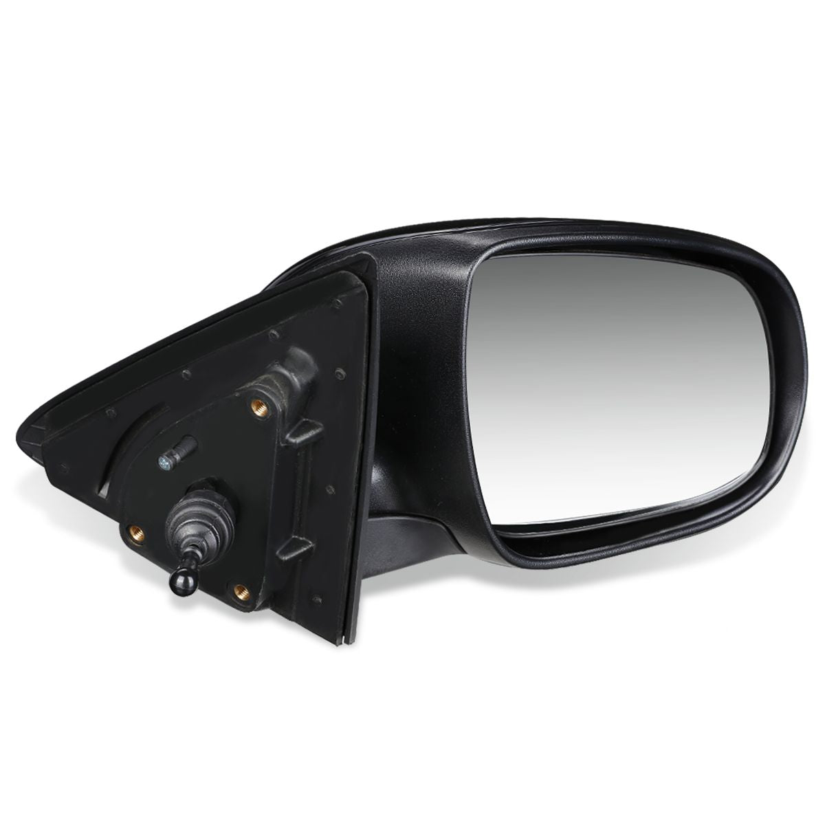 RETROVISOR MIRROR - OEM - 10-13 KIA FORTE KOUP - MANUAL - PAINTABLE - BLACK - RIGHT